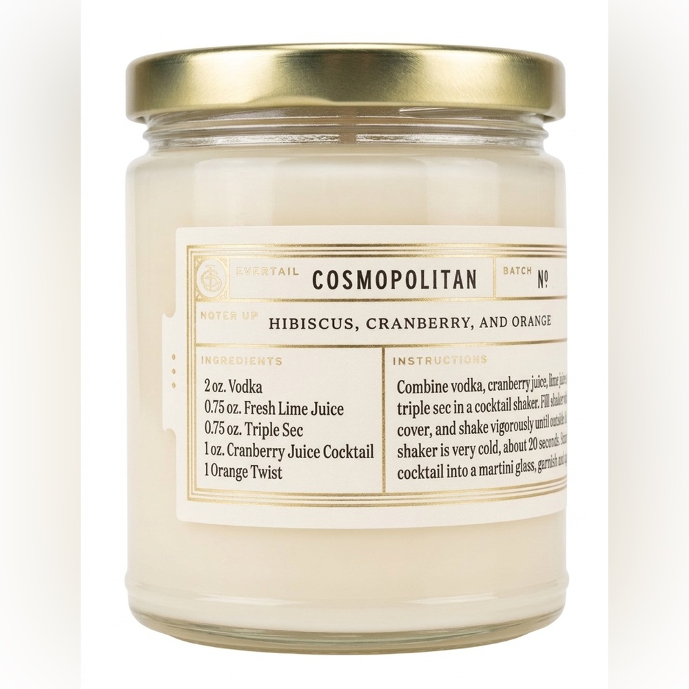 The Cocktail Collection Cosmopolitan Candle 7oz NEW - Picture 3 of 5